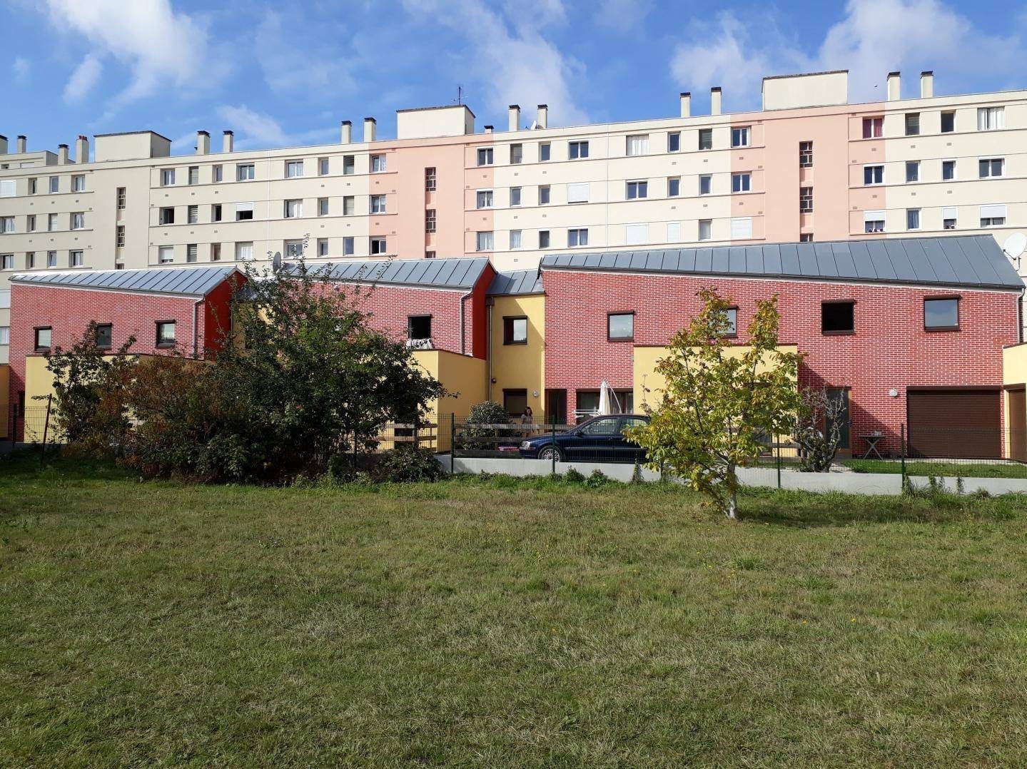 Chantier de construction d'une maison ossature bois signée Bati M2G