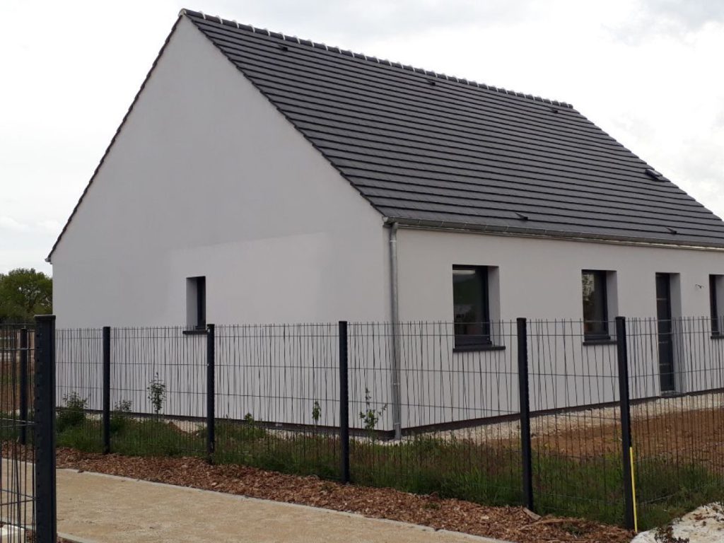 Construction d'une maison ossature bois avec clôture, Bati M2G
