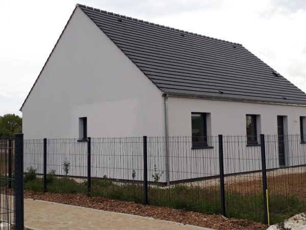 Construction d'une maison ossature bois avec clôture, Bati M2G