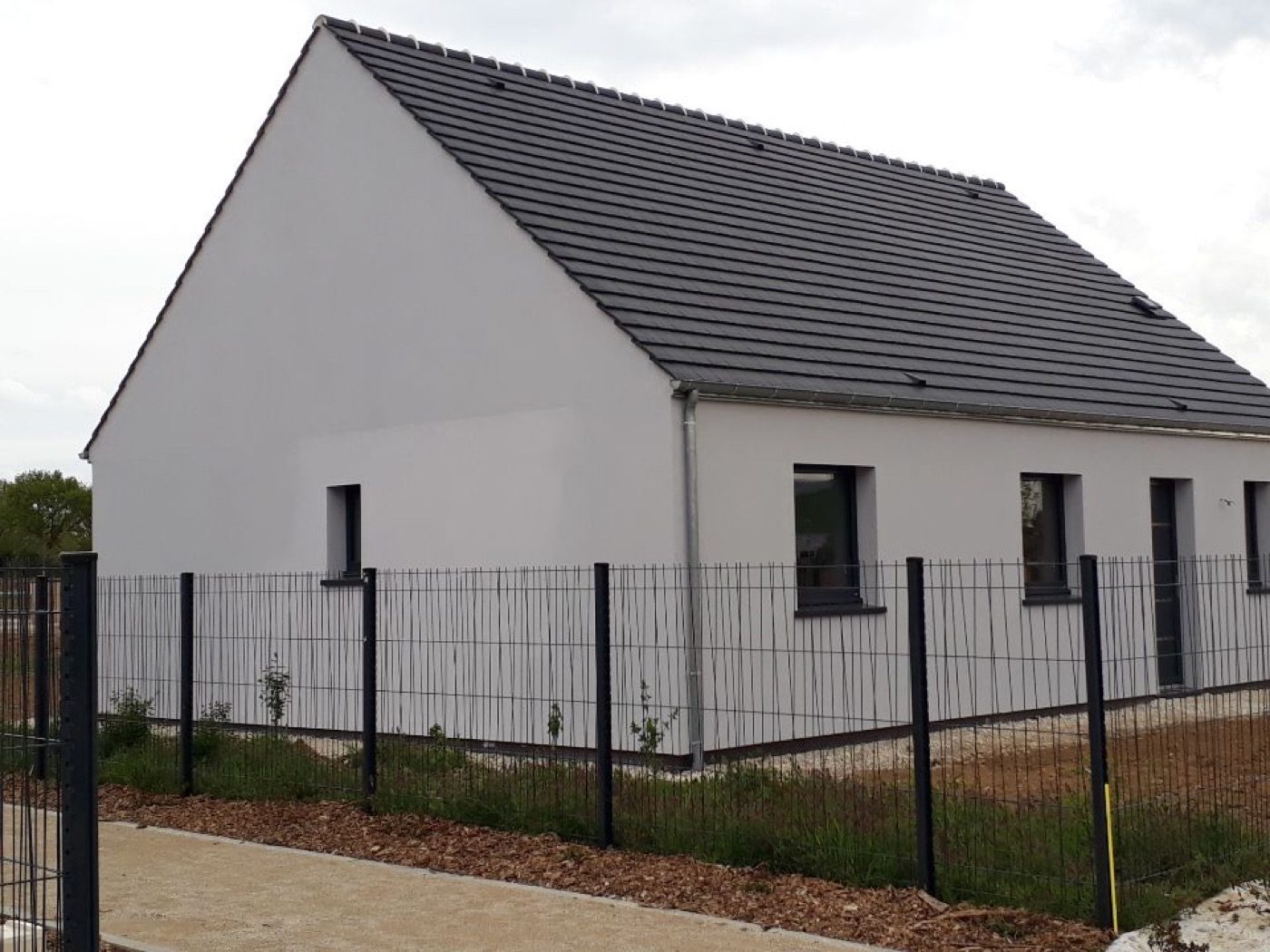 Construction d'une maison ossature bois avec clôture, Bati M2G