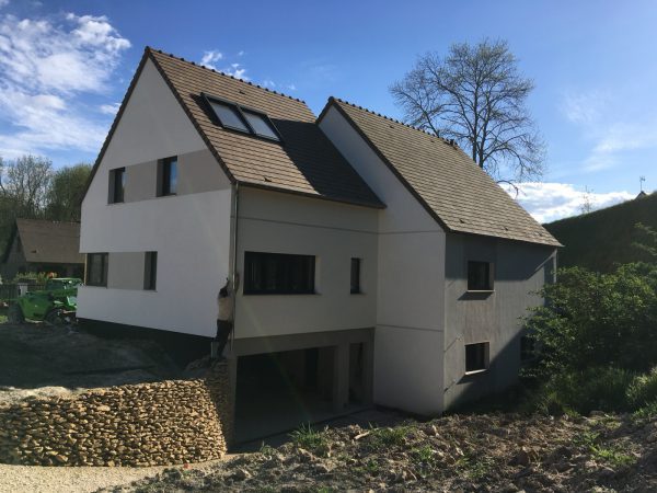 Construction d'une maison avec garage en sous-sol, Bati M2G, Eure-et-Loir