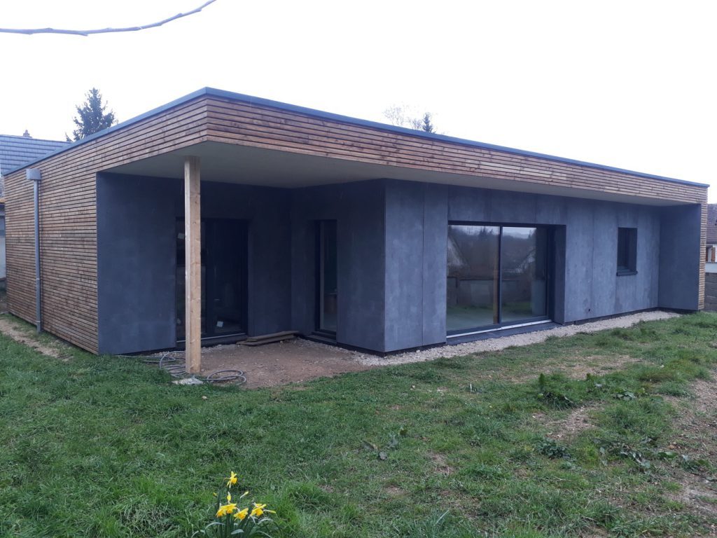 Construction d'une maison plain-pied en ossature bois par Bati M2G